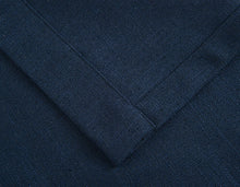 Kate Aurora Oversized Grommet Top Window Valances - Navy