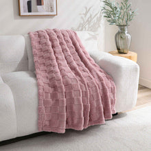 Kate Aurora Greenwich Ultra Soft & Plush Accent Throw Blanket - 50 in. x 60 in. - Rose Pink