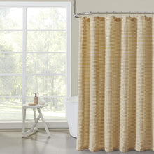 Hotel Collection Premium Waffle Weave Mold & Mildew Resistant Fabric Shower Curtain by Kate Aurora
