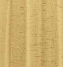 Kate Aurora Brandi Complete 3 Piece Rod Pocket Sheer Cafe Kitchen Curtain Tier & Valance Set - Gold