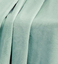 Kate Aurora Ultra Soft & Plush Oversized Aqua Cloud Fleece Accent Throw Blanket - 50" x 70"
