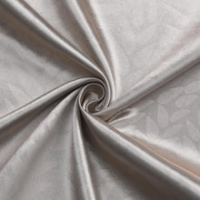 Kate Aurora 1 Piece Priscilla Light Filtering Grommet Top Embossed Leaves Jacquard Window Curtain Panel - Champagne