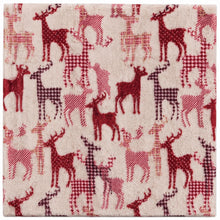 Kate Aurora Ultra Soft & Cozy Christmas Plaid Reindeer Plush Throw Blanket Cover - 50 in. W x 60 in. L