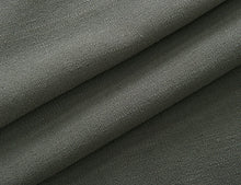 Kate Aurora Oversized Grommet Top Solid Color Window Valance - 50 in. W x 18 in. L, Monroe Gray