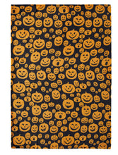 Kate Aurora Autumn Living Halloween Jack-O'-Lantern Pumpkins Orange & Black Ultra Plush Throw Blanket