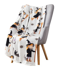 Kate Aurora Halloween Witches & Friends Oversized Ultra Soft & Plush Accent Throw Blanket - 50 in. W x 70 in. L