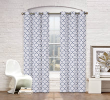 Kate Aurora 4 Piece Navy Blue Dorm Essentials Room Darkening Coordinated Grommet Top Curtain Panels