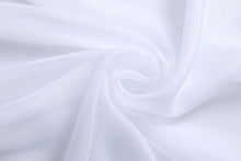 GoodGram Montauk Accents 2 Piece Grommet Top Summery Sheer Voile Window Curtain Panels For Small/Short Windows - 63 in. Long 