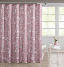 Kate Aurora Shabby Chic Floral Garden Fabric Shower Curtain - Standard Size