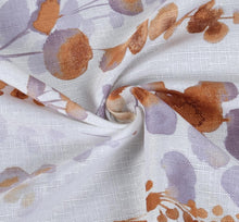 Kate Aurora Watercolor Floral Lillies Complete 3 Piece Rod Pocket Kitchen Curtain Tier & Valance Set - Spice