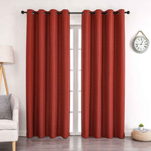 Kate Aurora 1 Piece Grace Hotel Room Darkening Grommet Top Window Curtain Panel - 84 in. Long - Spice
