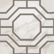 Kate Aurora Retro 12x12 Self Adhesive Vinyl Floor Tile - Octagon - 20 Tiles/20 sq. ft.