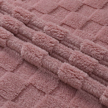 Kate Aurora Greenwich Ultra Soft & Plush Accent Throw Blanket - 50 in. x 60 in. - Rose Pink