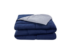Kate Aurora Living Goose Down Alternative Bed in a Bag Complete Comforter Set - Full, Blue