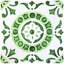 GoodGram Peel N' Stick DIY Retro 12x12 Self Adhesive Vinyl Floor Tile - 20 Tiles (20 Total SF in a Box) - Green Medallion - 2