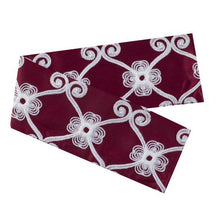Kate Aurora Christmas Essentials 5 Piece Window in a Bag Burgundy Red Curtain & Valance Set