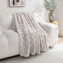 Kate Aurora Greenwich Ultra Soft & Plush Accent Throw Blanket - 50 in. x 60 in. - Neutral
