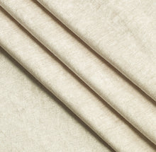 Kate Aurora 2 Piece Heavy Weight Light Filtering Rod Pocket Luxurious Royal Chenille Curtain Panels - Beige
