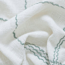Kate Aurora Berkshire Cotton Plaid Fringed Accent Throw Blanket - 50 in. W x 60 in. L - Iceberg Green