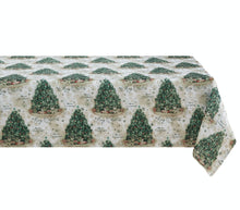 Kate Aurora Holiday Living Classic Christmas Trees Fabric Tablecloth - 60 in. W x 104 in. L