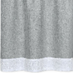 Kate Aurora Shabby Country Farmhouse Flax Styled Sheer Cafe 3 Piece Kitchen Curtain Tier & Valance Set - 24 in. Long - Gray