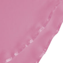 Kate Aurora Living Double Layered Sheer Rod Pocket Ascot Window Valances - 55 in. W x 24 in. L, Pink