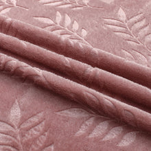 Kate Aurora Ultra Soft & Plush Hypoallergenic Pascal Leaf Accent Fleece Throw Blanket - 50" x 60" - Pink