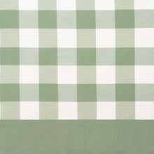 Kate Aurora Modern Farmhouse Buffalo Plaid Checkered Rod Pocket Window Valance - Granny Apple Green