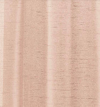 Kate Aurora Brandi Complete 3 Piece Rod Pocket Sheer Cafe Kitchen Curtain Tier & Valance Set - Blush