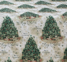 Kate Aurora Holiday Living Classic Christmas Trees Fabric Tablecloth - 60 in. W x 104 in. L