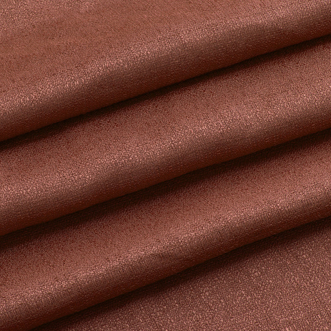 GoodGram 2-Pack: Beaded Emerald Crepe Waterfall Valances - 44 in. W x 37 in. L, Pumpkin Spice/Terracotta