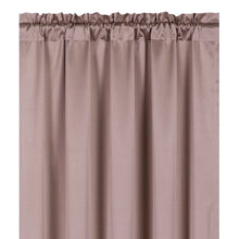 Kate Aurora Basic Faux Silk Rod Pocket Shimmery Sheer Single Window Curtain Panel - 52 in. W x 84 in. L - Blush