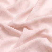 Kate Aurora 2 Pack Lux Thread Premium Woven Grommet Top Sheer Curtain Panels - Rose
