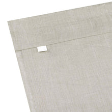 Kate Aurora 7 Piece Carly Taupe Floral Rod Pocket Curtains Panels & Beaded Valances Set