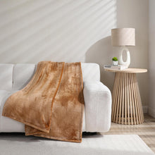 Kate Aurora Ultra Lux Oversized Heavyweight Pumpkin Spice Accent Throw Blanket - 50"x70"