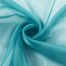 GoodGram Ultra Luxurious Elegant Sheer Grommet Single Curtain Panel - 54 in. W x 84 in. L, Turquoise