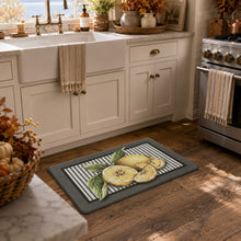 GoodGram Oversized Premium Anti Fatigue Memory Foam Kitchen Floor Mat - 30 in. W x 18 in. L, Country Lemon Drop