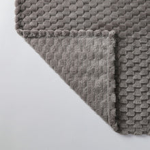Kate Aurora Leylani Ultra Soft & Plush Luxurious Accent Throw Blanket - 50 in. W x 60 in. L - Silver