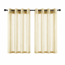 GoodGram Basic Home Grommet Top Sheer Single Window Curtain - 52 in. W x 45 in. L, Antique