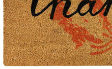 Kate Aurora Fall Harvest Thankful Leaf Bristled Outdoor Welcome Mat - 18"x30"