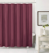 GoodGram® Basic PEVA Non-Toxic, Mold & Mildew Resistant Lightweight Vinyl Shower Liner - Burgundy