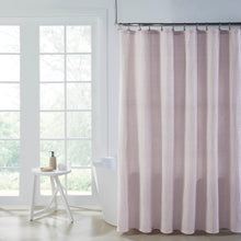 Hotel Collection Premium Waffle Weave Mold & Mildew Resistant Fabric Shower Curtain by Kate Aurora - Blush