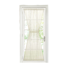 GoodGram Sheer Elegance Voile Door Panel, 56 By 72-inch, Beige - 56 in. W x 72 in. L