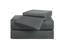 Kate Aurora Hotel Living Ultra Soft Microfiber Hypoallergenic Sheet Sets - Charcoal, Twin