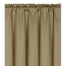 Kate Aurora 6 Piece Maison Estate Collection Semi Sheer Window Curtains & Beaded Valance Set - Royal Gold