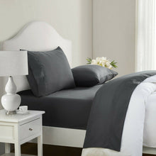 Kate Aurora Hotel Living Ultra Soft Microfiber Hypoallergenic Sheet Sets - Charcoal, Twin
