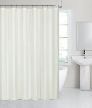 GoodGram Hotel Collection Fabric Shower Curtain Liners With Reinforced Hook Holes - Ivory