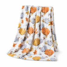 Kate Aurora Thanksgiving Harvest Golden Pumpkins Ultra Soft & Plush Oversized Accent Throw Blanket - 50 In. W X 70 In. L