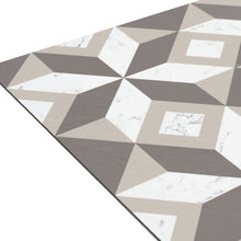 GoodGram Peel N' Stick DIY Retro 12x12 Self Adhesive Vinyl Floor Tile - 20 Tiles (20 Total SF in a Box) - Prism Marble - 20 T