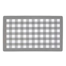 Kate Aurora Country Farmhouse Oversized Premium Anti Fatigue Memory Foam Kitchen Floor Mat - 18 in. W x 30 in. L, Gray & Whit
